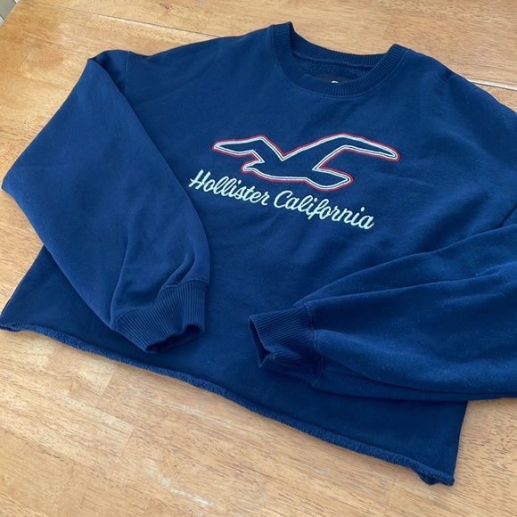 NEW CONDITION Hollister Semi Cropped Sweatshirt - Picture 5 of 9